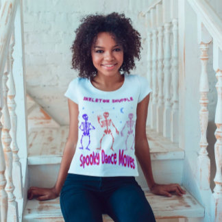Skeletts Shuffle Spooky Tanzbewegungen T-Shirt
