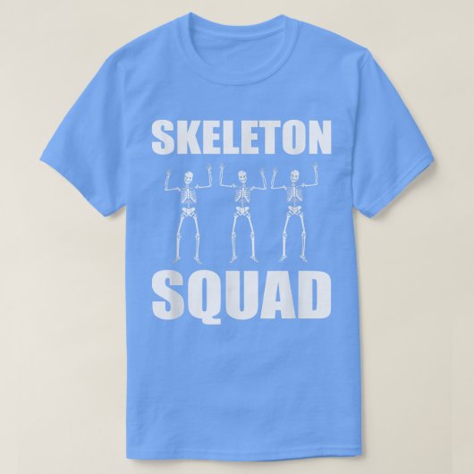 Skeletts Squad Hardcore und Goth T-Shirt (Design vorne)