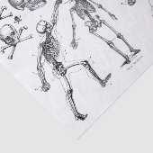 Skelettschädel Skulls Knochen Decoupage Collage Ti Seidenpapier (Ausschnitt)