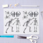 Skelettschädel Skulls Knochen Decoupage Collage Ti Seidenpapier (Handwerk)