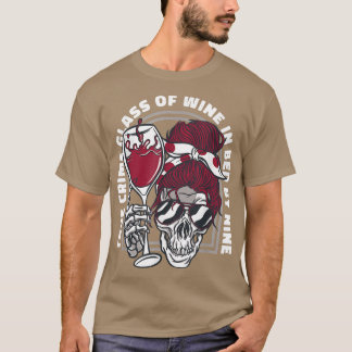 Skelettschädel trinken T - Shirt
