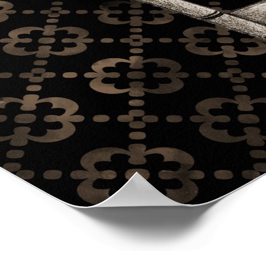 Skelettschlüssel 2 Print Poster (Ecke)