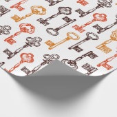 Skelettschlüssel Geschenkpapier (Ecke)