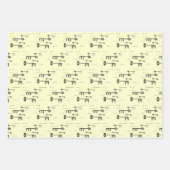 Skelettschlüssel Geschenkpapier Set (Vorderseite)