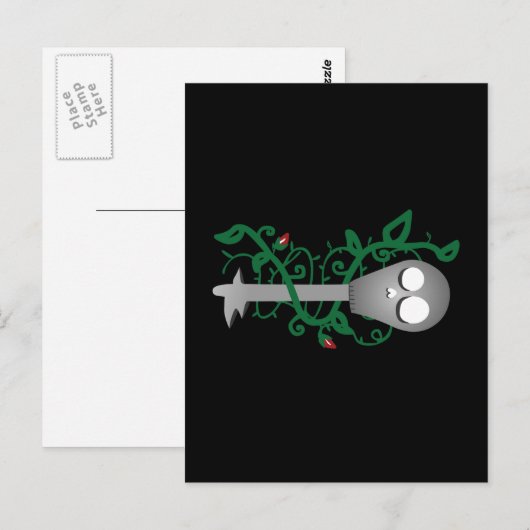 Skelettschlüssel Postkarte (Vorne/Hinten)