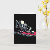 Skelettspiele Billard Halloween Billiard Pool Karte (Gelbe Blume)