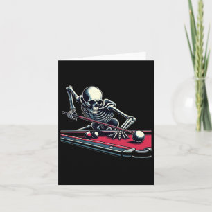 Skelettspiele Billard Halloween Billiard Pool Karte