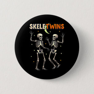 Skelettspiele Geist Woche Twins Tanz Skelette Button