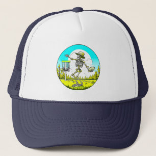 Skelettspielen Golf Truckerkappe