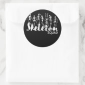 SkelettSquad Radiology Department Runder Aufkleber (Tasche)