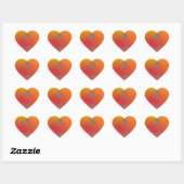 Skelettsticker Herz-Aufkleber (Blatt)
