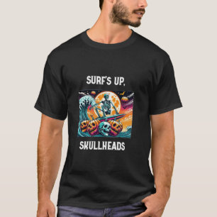 Skelettsurfdesign für Männer Frauen Kinder Kinder T-Shirt