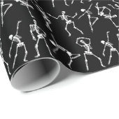 Skeletttanz Geschenkpapier (Rolleneckpunkt)