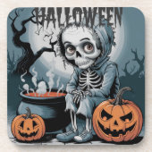 Skeletttanz Getränkeuntersetzer (Vorderseite)