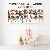 Skeletttanz Halloween-Party Kinder Erwachsene mode Banner (Insitu)