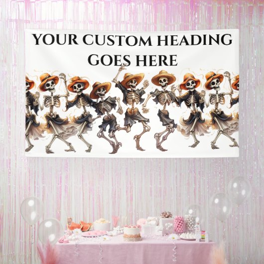 Skeletttanz Halloween-Party Kinder Erwachsene mode Banner (Party)