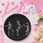 Skeletttanz Pappteller (Party)