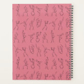 Skeletttanz-Planer - rosa Planer (Rückseite)