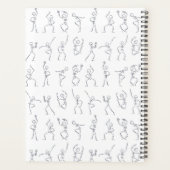 Skeletttanz-Planer - weiß Planer (Rückseite)