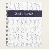 Skeletttanz-Planer - weiß Planer (Vorderseite)