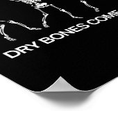 Skeletttanzen Bibel Verse Duftende Knochen Poster (Ecke)