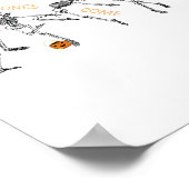 Skeletttanzen Bibel Verse Duftende Knochen Poster (Ecke)