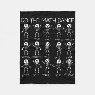 Skeletttanzfiguren Gleichung Math Teacher Hal Fleecedecke
