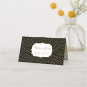 Skeletttasten für Glitzer und Gold Platzkarte (Rückseite)