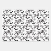 Skeletttiere Geschenkpapier Set (Vorderseite 3)