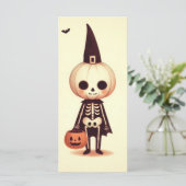 Skeletttrick oder Treater Halloween (Stehend Vorderseite)