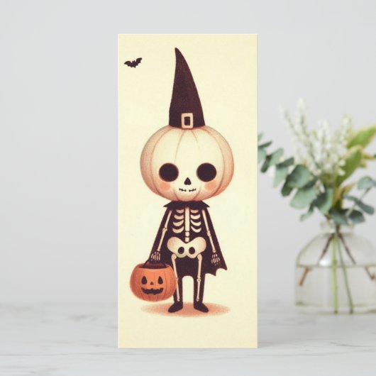 Skeletttrick oder Treater Halloween (Stehend Vorderseite)