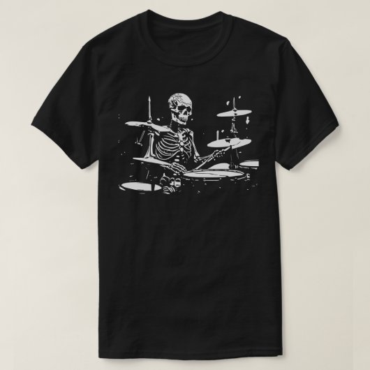 Skeletttrommler T-Shirt (Design vorne)