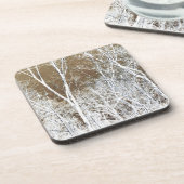 Skelettwald Getränkeuntersetzer (Linke Seite)