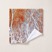 Skelettwald II Badhandtuch Set (Waschlappen)