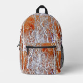 Skelettwald II Bedruckter Rucksack (Vorderseite)