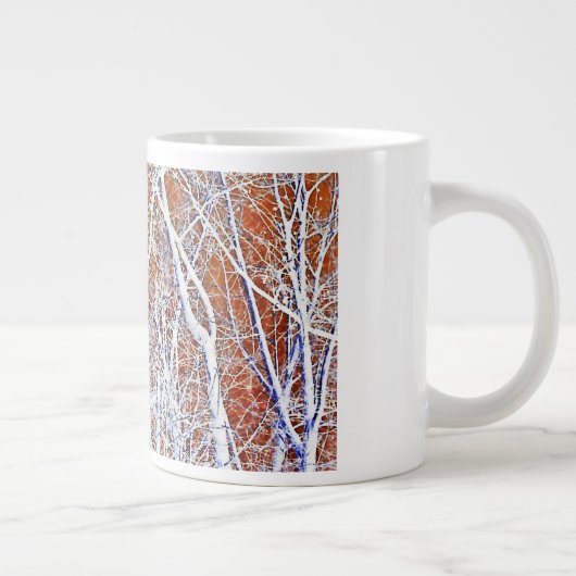 Skelettwald II Jumbo-Tasse (Rechts)