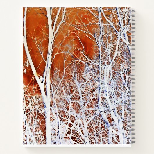 Skelettwald II Notizblock (Rückseite)