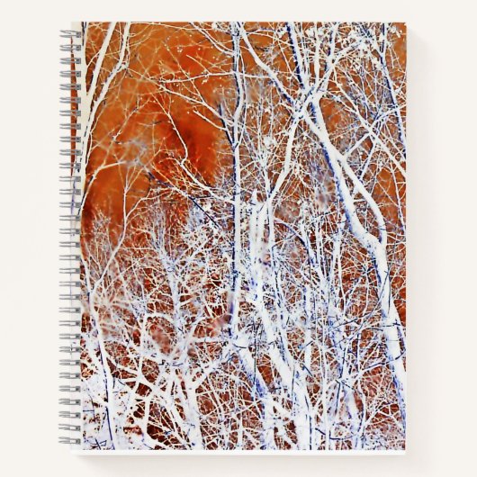 Skelettwald II Notizblock (Vorderseite)