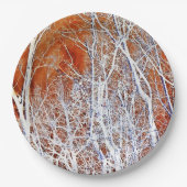 Skelettwald II Pappteller (Vorderseite)