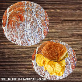 Skelettwald II Pappteller
