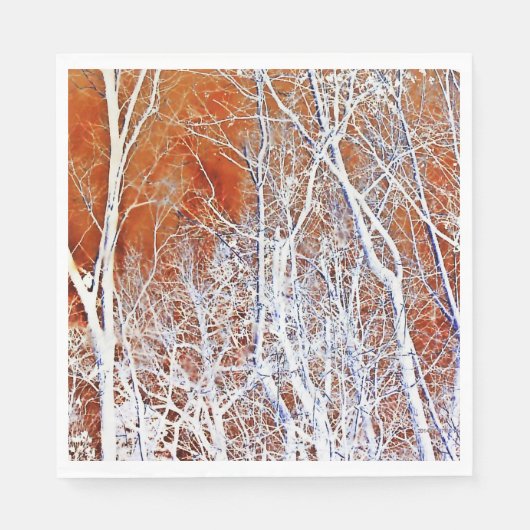 Skelettwald II Serviette (Vorderseite)