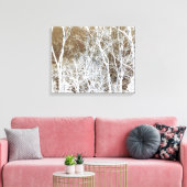 Skelettwald Leinwanddruck (Insitu (Wohnzimmer))