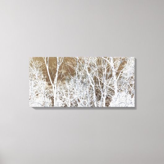 Skelettwald Leinwanddruck (Vorderseite)