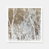 Skelettwald Serviette (Vorderseite)