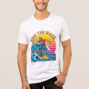Skelettwandern Cool Summer Beach T- Tri-Blend Shirt