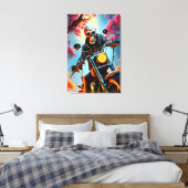 Skelettwandern durch die Feuerhöhle Leinwanddruck (Insitu (Schlafzimmer))