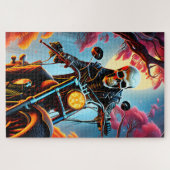 Skelettwandern durch die Feuerhöhle Puzzle (Horizontal)