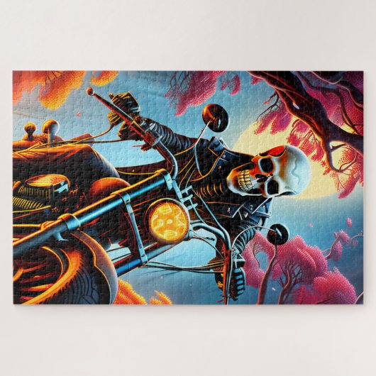 Skelettwandern durch die Feuerhöhle Puzzle (Horizontal)