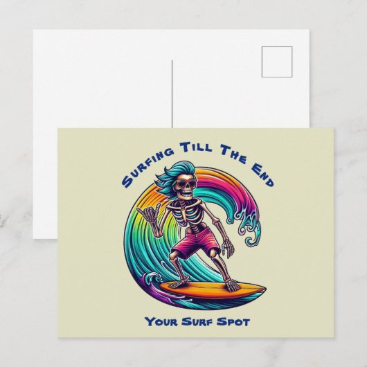 Skelettwandern Postkarte (Vorne/Hinten)