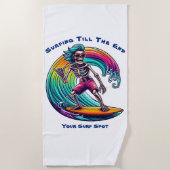 Skelettwandern Strandtuch (Vorderseite)